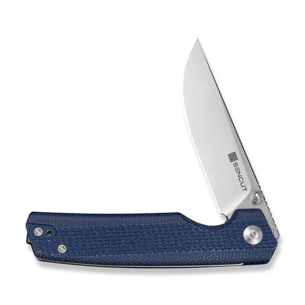 Ніж складаний кишеньковий Sencut Stria, (7,9 см) D2 / Micarta синій